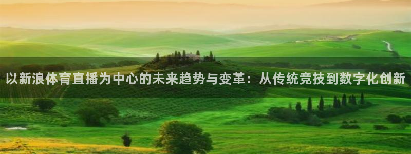 360直播无插件体育直播网站：以新浪体育直播为中心的未来趋势与变革：从传统竞技到数字化创新