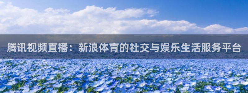 新360雨燕直播：腾讯视频直播：新浪体育的社交与娱乐生活服务平台